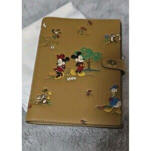 DISNEY X COACH MICKEY MOUSE And FRIENDS NOTEBOOK NEW With Tags
